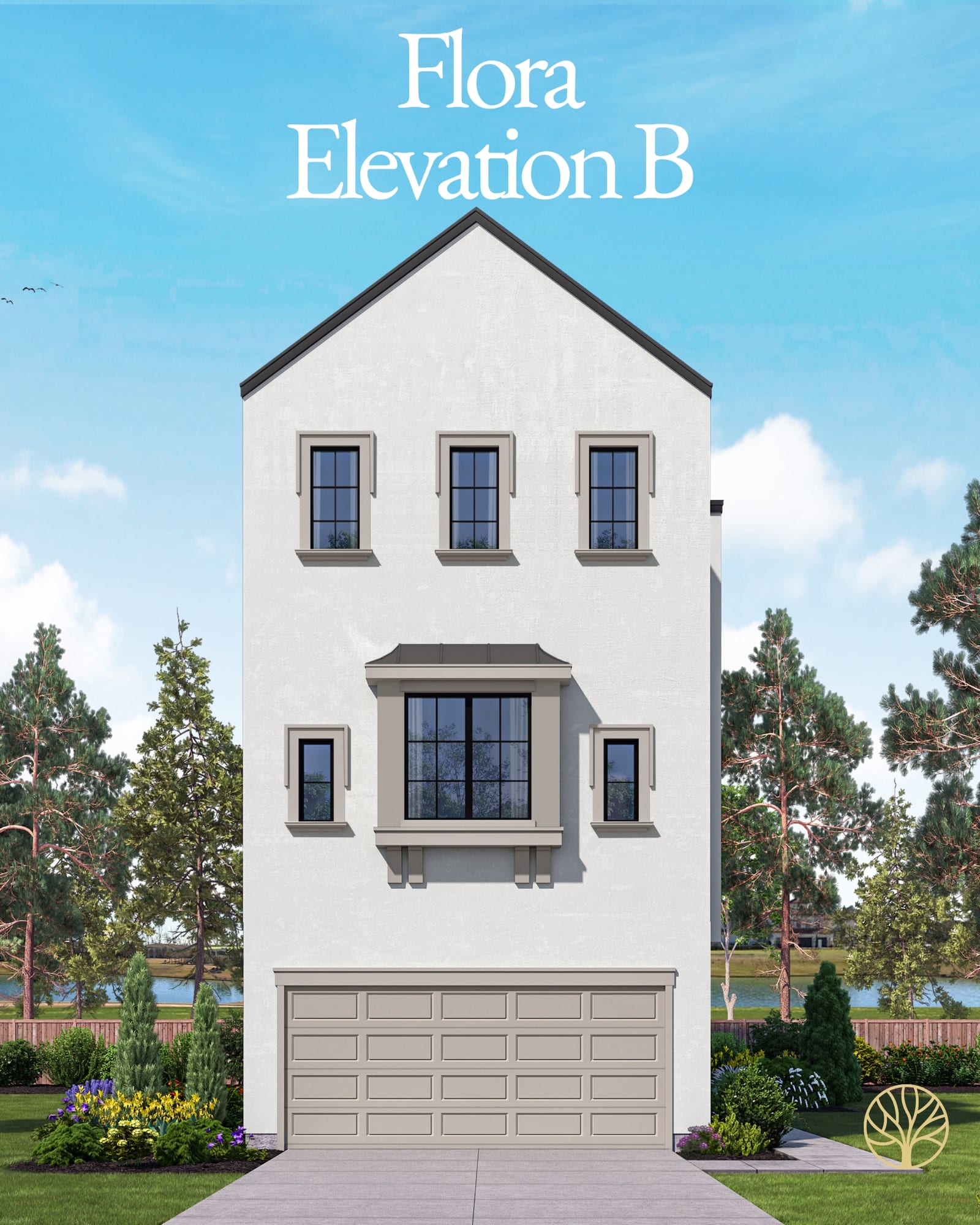Flora Elevation B floorplan
