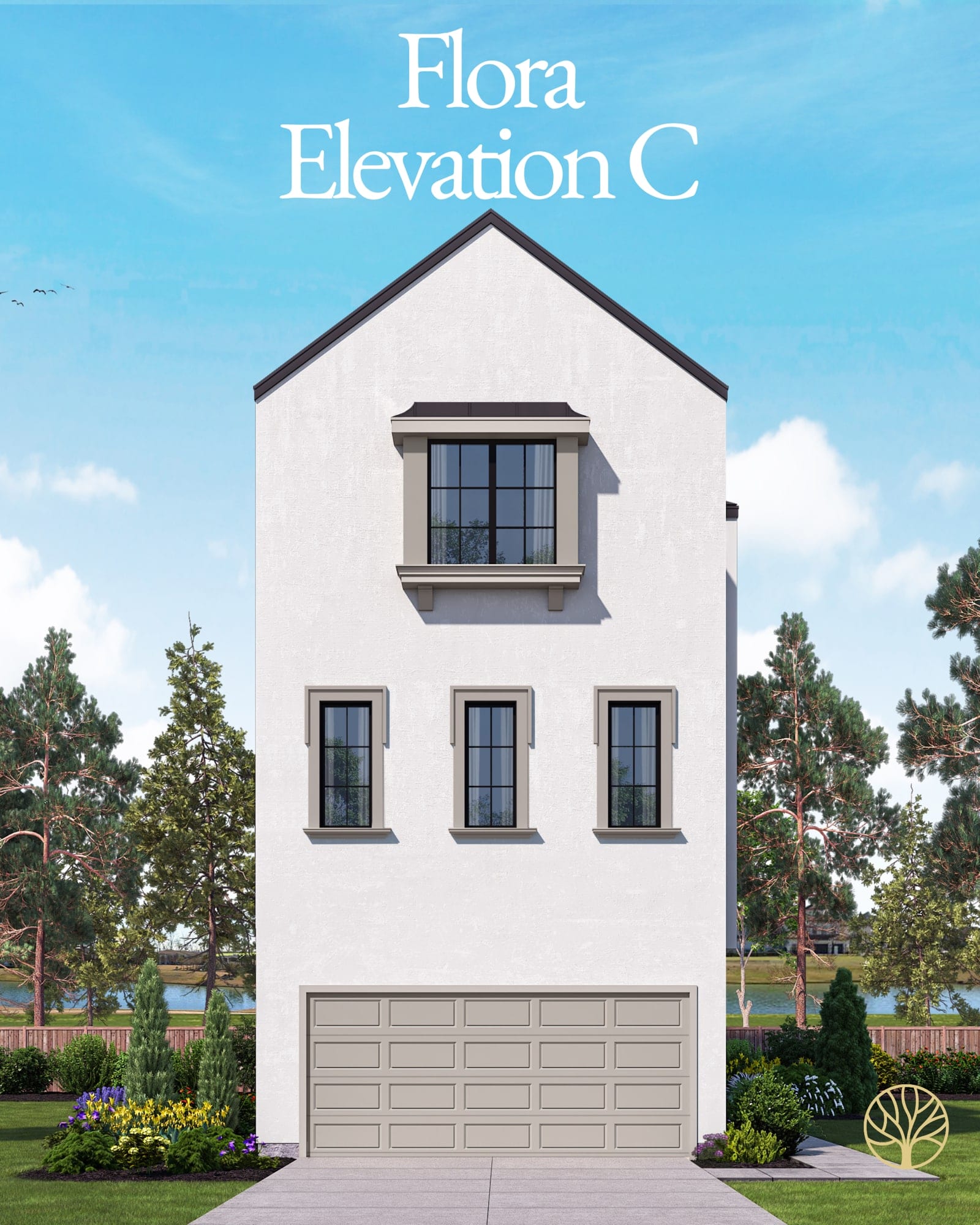 Flora Elevation C floorplan