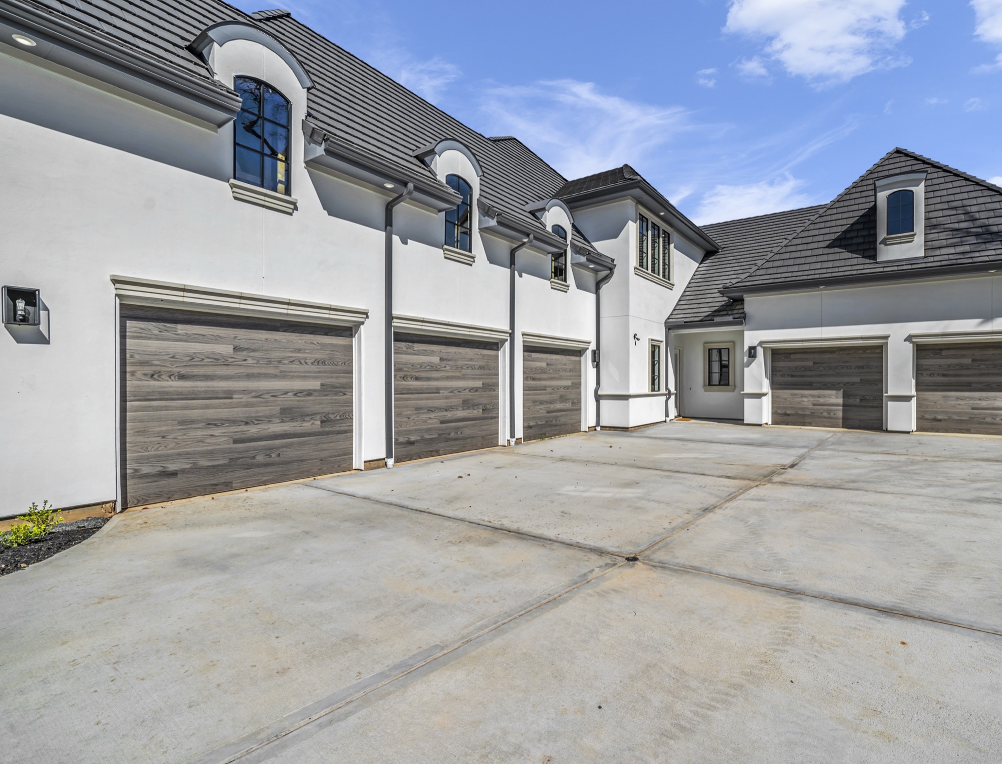 Five-car garage in a custom Psalms Fine Homes residence in Sienna
